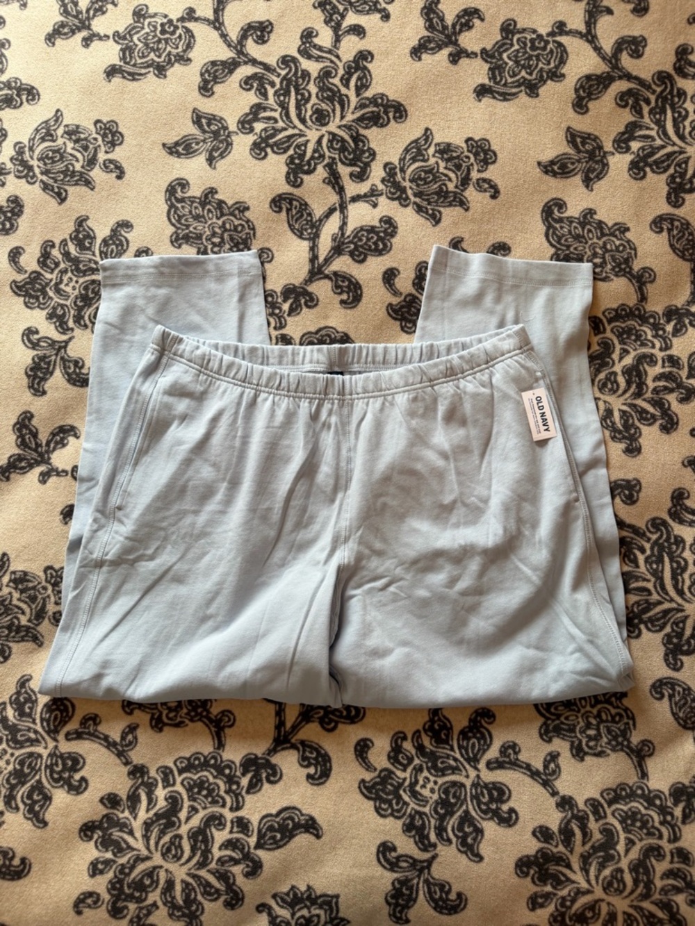 Light Blue Knit Lounge Pants